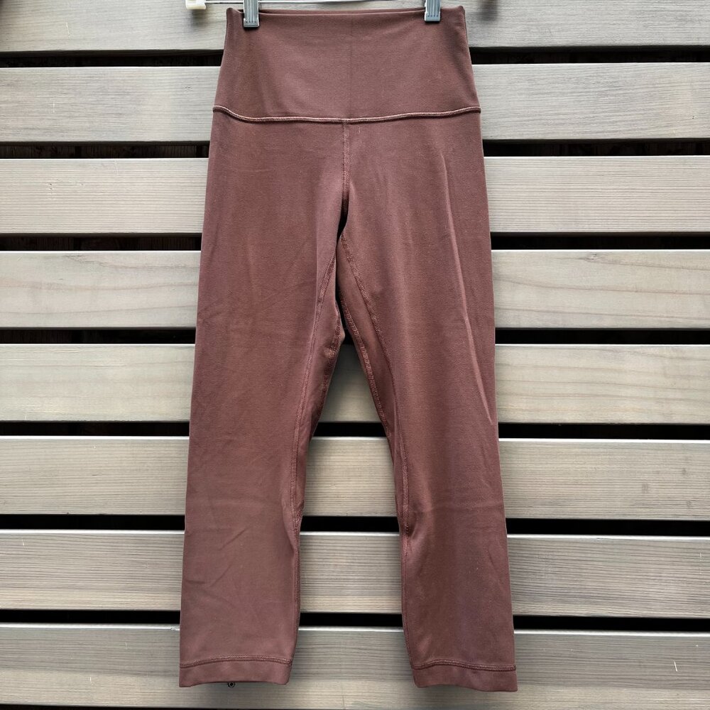 Lululemon Align High Rise Crop 21" In Java (Warm … - image 2